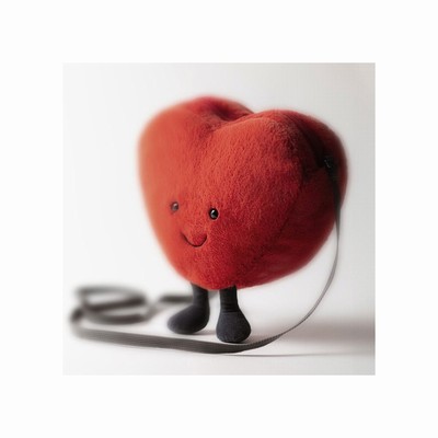 Jellycat Amuseables Heart Bag USA | 68731BCUV